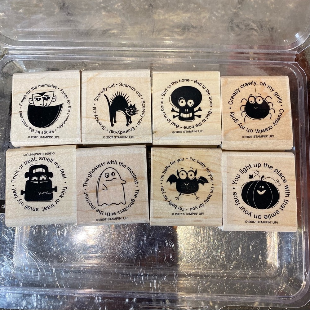 Stampin' Up! Halloween Batty For You Stampin Up set of 8